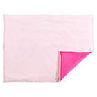Alternate image 1 for Therapedic&reg; Nubby Reversible 6 lb. Weighted Throw Blanket in Pink