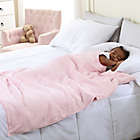 Alternate image 3 for Therapedic&reg; Nubby Reversible 6 lb. Weighted Throw Blanket in Pink