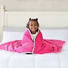 Alternate image 8 for Therapedic&reg; Nubby Reversible 6 lb. Weighted Throw Blanket in Pink