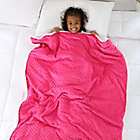Alternate image 9 for Therapedic&reg; Nubby Reversible 6 lb. Weighted Throw Blanket in Pink