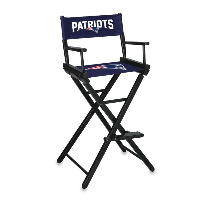 Nfl New England Patriots Bar Height Directors Chair Bed Bath