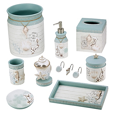 Avanti Farmhouse Shell Bath Accessory Collection. View a larger version of this product image.