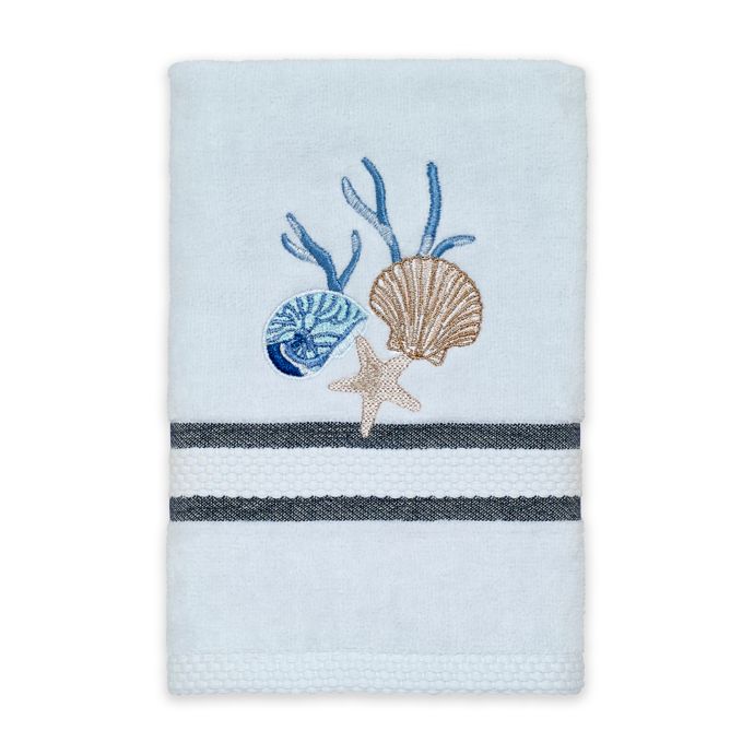 Avanti Blue Lagoon Hand Towel in Steel Bed Bath and Beyond Canada
