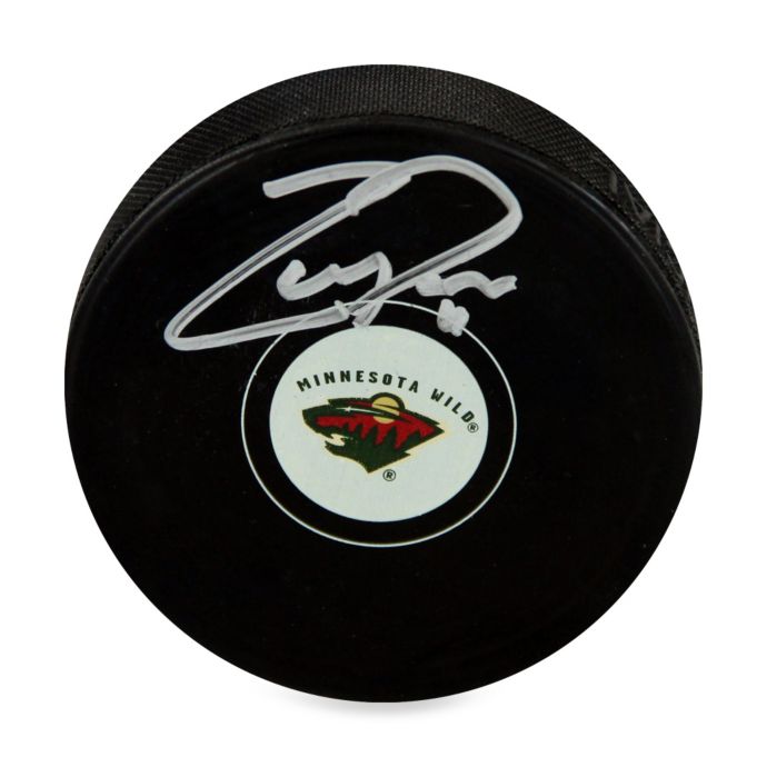 Zach Parise Autographed Minnesota Wild Puck Bed Bath Beyond