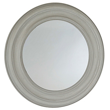 Bee &amp; Willow&trade; 24-Inch Round Wall Mirror in Light Grey. View a larger version of this product image.