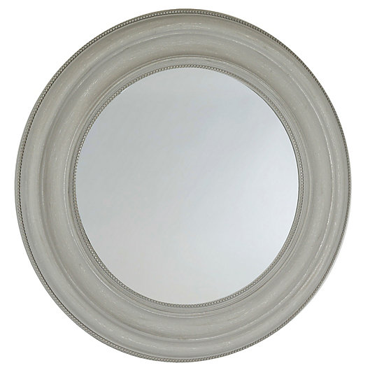 Alternate image 1 for Bee & Willow™ 24-Inch Round Wall Mirror in Light Grey