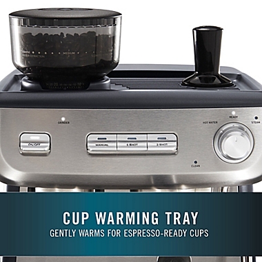 Calphalon&reg; Temp iQ Espresso Machine with Grinder. View a larger version of this product image.