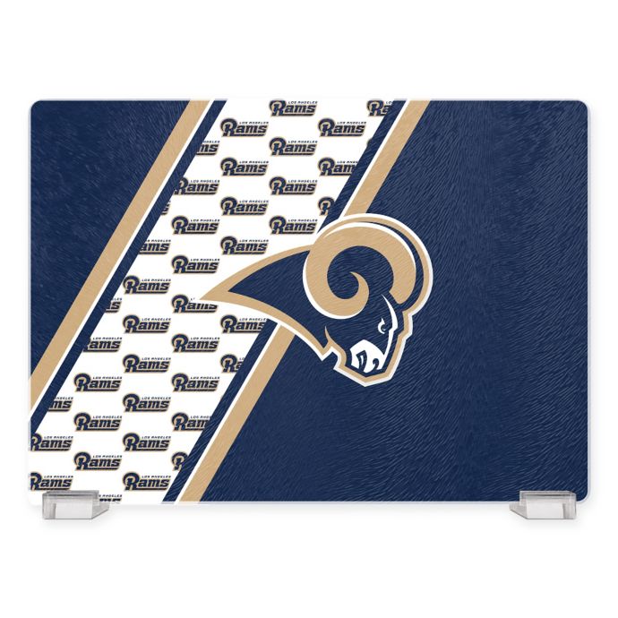 NFL Los Angeles Rams Tempered Glass Cutting Board | Bed Bath & Beyond