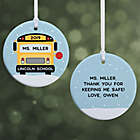 Alternate image 0 for Best Bus Driver Personalized Ornament- 2.85&quot; Glossy - 2 Sided