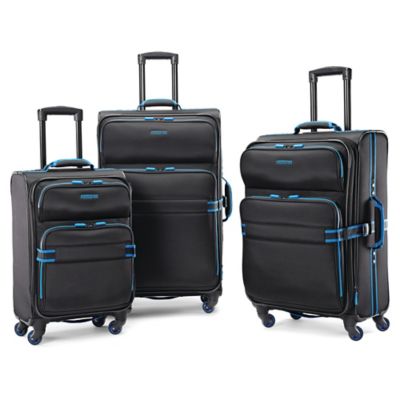 american tourister black luggage