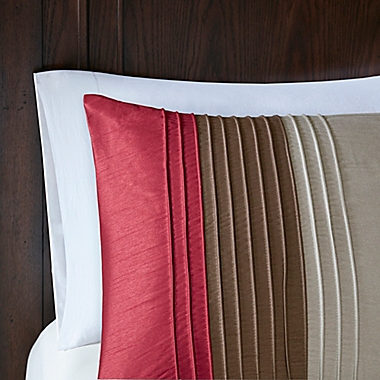 Madison Park Amherst 7-Piece Queen Comforter Set in Red. View a larger version of this product image.