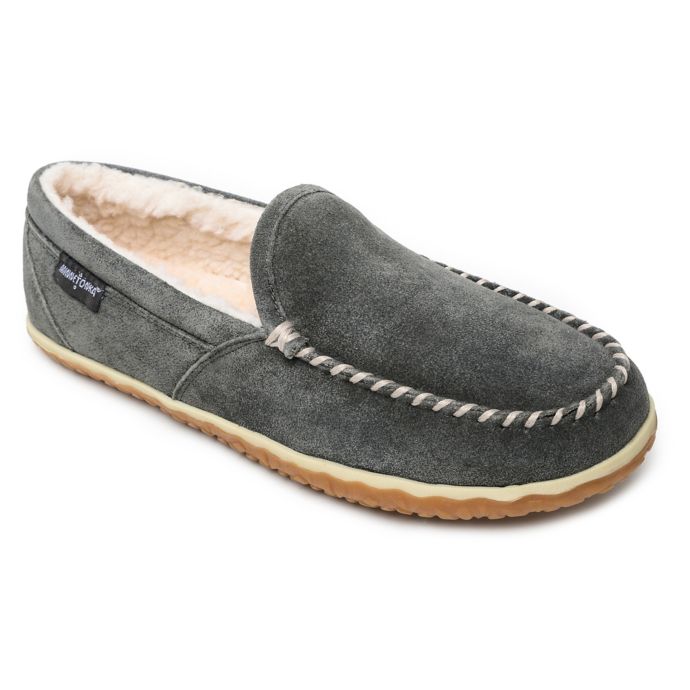Minnetonka® Tilden Mens Moccasin Slippers Bed Bath And Beyond Canada 