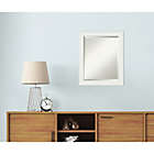 Alternate image 5 for Amanti Art Vanity 19-Inch x 23-Inch Narrow Framed Bathroom Vanity Mirror in White