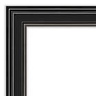 Alternate image 2 for Amanti Art Ridge 24-Inch x 30-Inch Framed Bathroom Vanity Mirror in Black