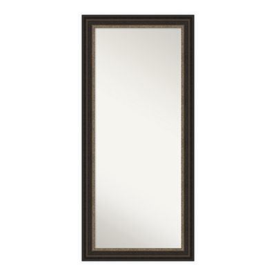 Amanti Art Impact 30-Inch x 66-Inch Framed Full Length Floor/Leaner Mirror in Bronze