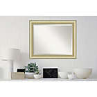 Alternate image 3 for Amanti Art Textured Light 33-Inch x 27-Inch Framed Bathroom Vanity Mirror in Gold