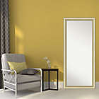 Alternate image 3 for Amanti Art Textured Light 29-Inch x 65-Inch Framed Full Length Floor/Leaner Mirror in Gold