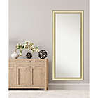 Alternate image 4 for Amanti Art Textured Light 29-Inch x 65-Inch Framed Full Length Floor/Leaner Mirror in Gold
