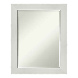 Amanti Art Mosaic 22-Inch x 28-Inch Framed Bathroom Vanity Mirror in White