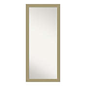 Amanti Art Mosaic 28-Inch x 64-Inch Framed Full Length Floor/Leaner Mirror in Gold
