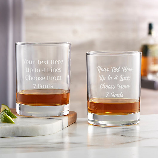 wishes Personalised Engraved Whisky Glass birthday gifts Any message