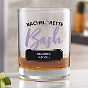 Bachelorette Bash Personalized 14 oz. Whiskey Glass