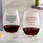 Alternate image 0 for Write Your Own Custom Printed 21 oz. Stemless Wine Glass