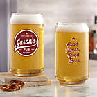 Alternate image 0 for Brewing Co. Personalized 16oz. Printed Beer Can Glass