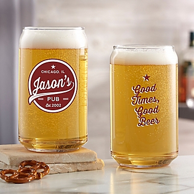 Brewing Co. Personalized 16oz. Printed Beer Can Glass. View a larger version of this product image.