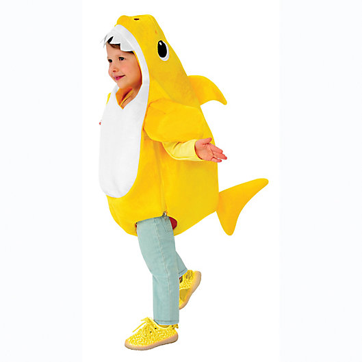 Alternate image 1 for Pink Fong Baby Shark Child's Halloween Costume in Yellow