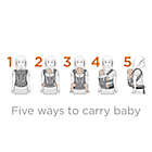 Alternate image 6 for Contours&reg; Cocoon 5-in-1 Baby Carrier in Black