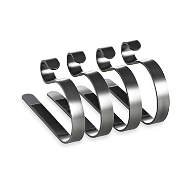 Original MantleClip&reg; Stocking Holders in Pewter (Set of 4). View a larger version of this product image.