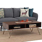 Alternate image 1 for Simpli Home Hunter Solid Mango Wood Lift Top Coffee Table in Umber Brown