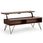 Alternate image 3 for Simpli Home Hunter Solid Mango Wood Lift Top Coffee Table in Umber Brown