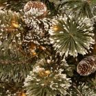Alternate image 2 for National Tree Company 24-Inch Pre-Lit Glittery Bristle Pine Wreath with Clear Lights