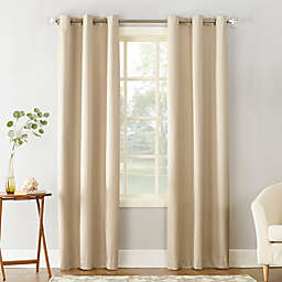 Sun Zero® Cooper Thermal Insulated 84-Inch Room Darkening Curtain Panel in Linen (Single)