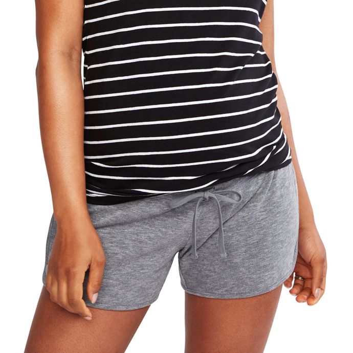 Women's Under The Belly Utility Maternity Short - Black