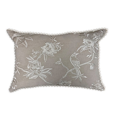 Wamsutta&reg; Shadow Garden Throw Pillow in Tan. View a larger version of this product image.