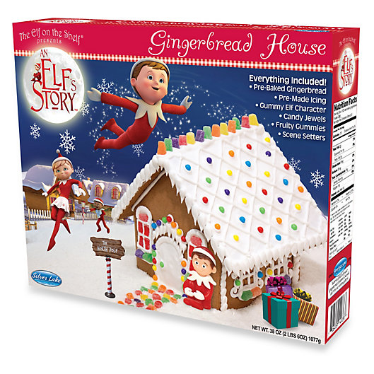 Alternate image 1 for The Elf on the Shelf® An Elf's Story™ Pre-Baked Gingerbread House Kit