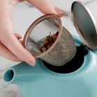 Alternate image 2 for Classic Celebrations Personalized 30 oz. Turquoise Teapot