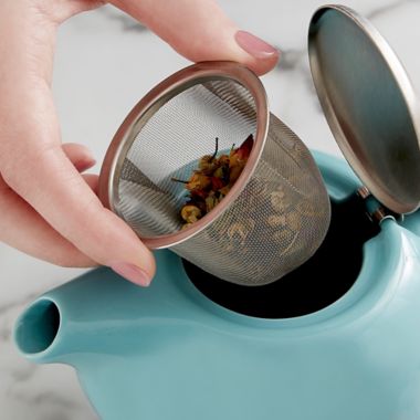 Classic Celebrations Personalized 30 oz. Turquoise Teapot. View a larger version of this product image.