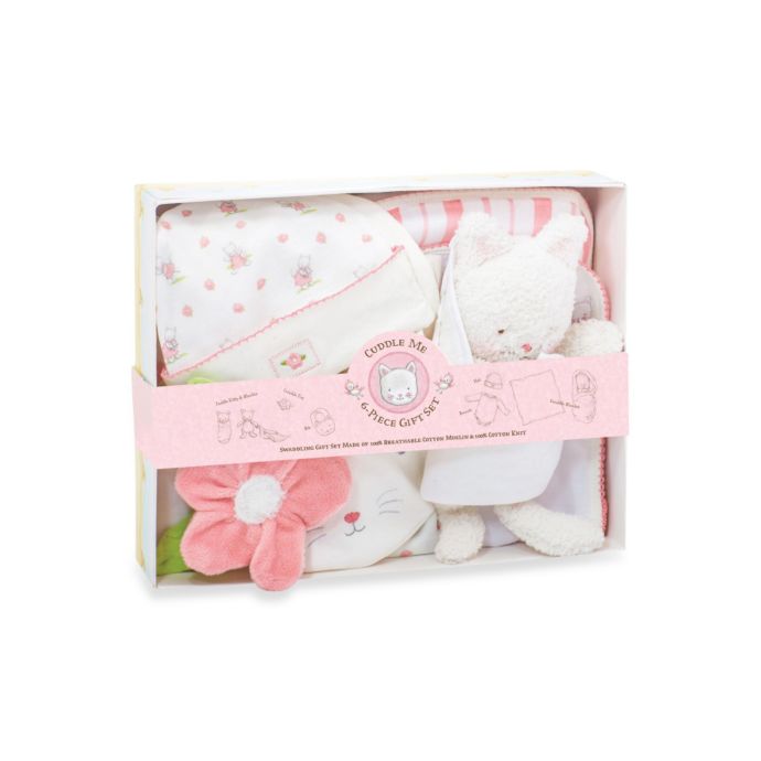 Bunnies By The Bay 6Piece Kitty Cuddle Me Gift Set buybuy BABY