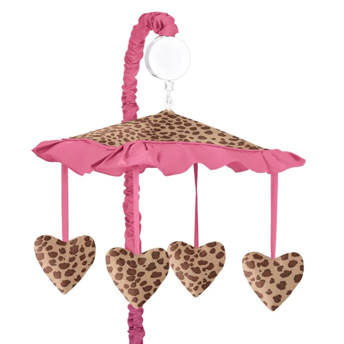 Sweet Jojo Designs Cheetah Girl Musical Mobile Buybuy Baby