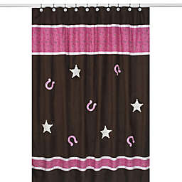 Sweet Jojo Designs Cowgirl Collection Shower Curtain