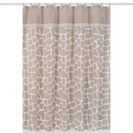 Sweet Jojo Designs Giraffe Shower, Gabriella Shower Curtain