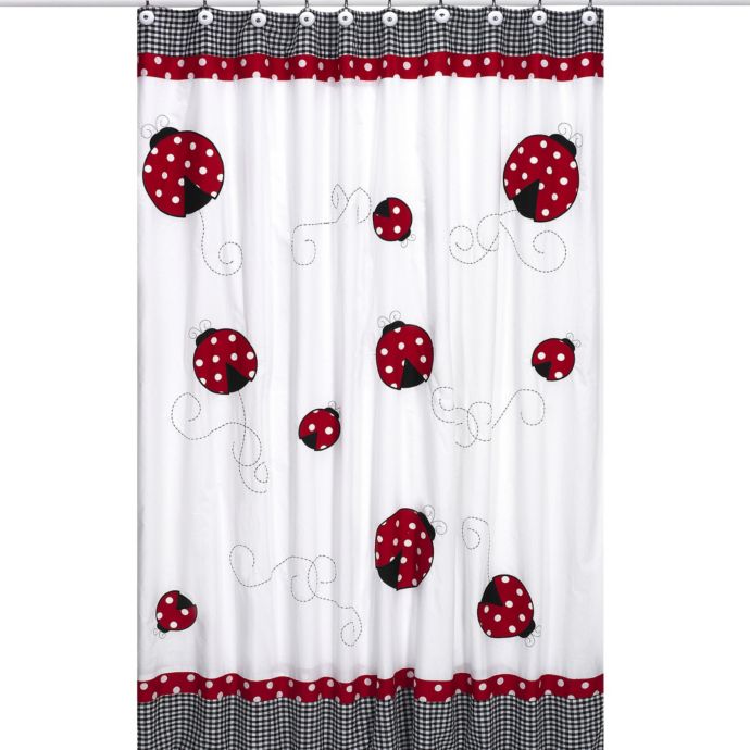 Sweet Jojo Designs Little Ladybug Shower Curtain Bed Bath Beyond