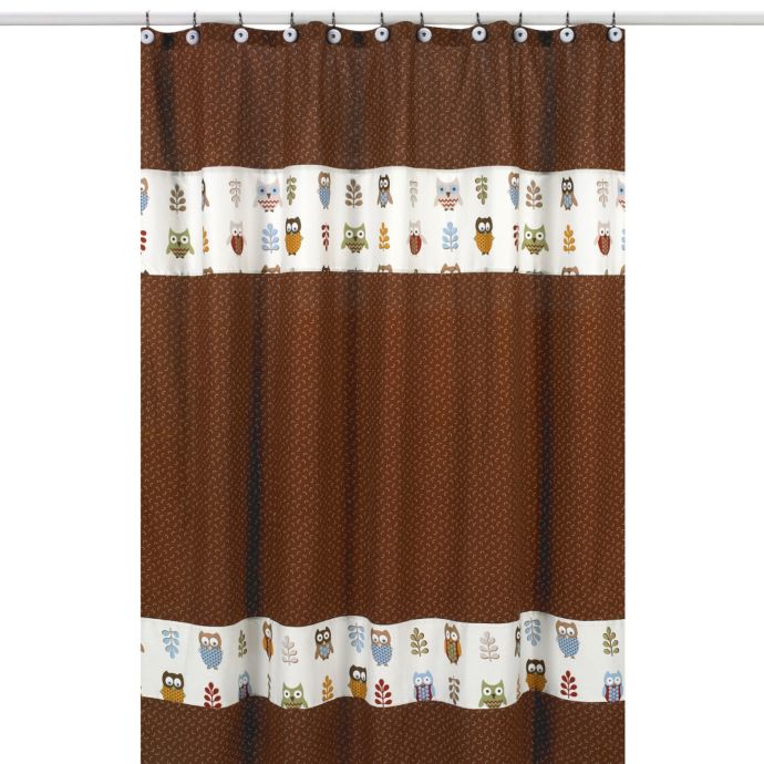 Sweet Jojo Designs Night Owl Shower Curtain Bed Bath Beyond