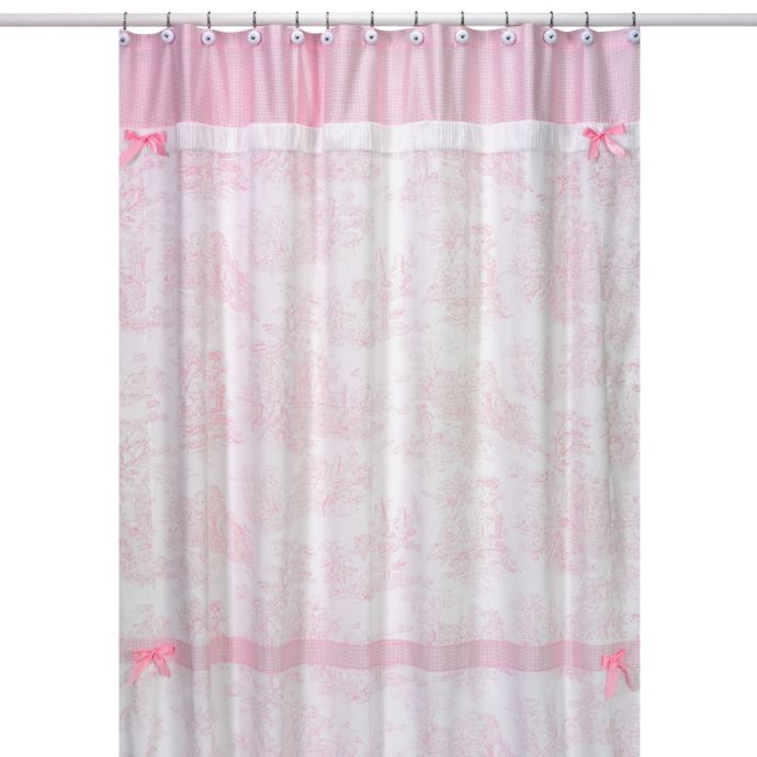Sweet Jojo Designs Toile Shower Curtain In Pink Bed Bath Beyond