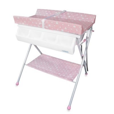 baby changing table with bath