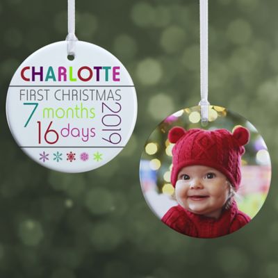 baby 1st christmas ornament